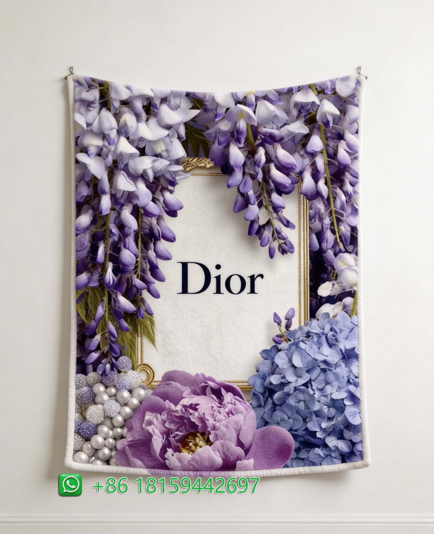Dior Throw Blankets